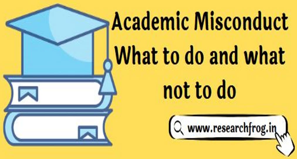 Academic Misconduct What to do and what not to do