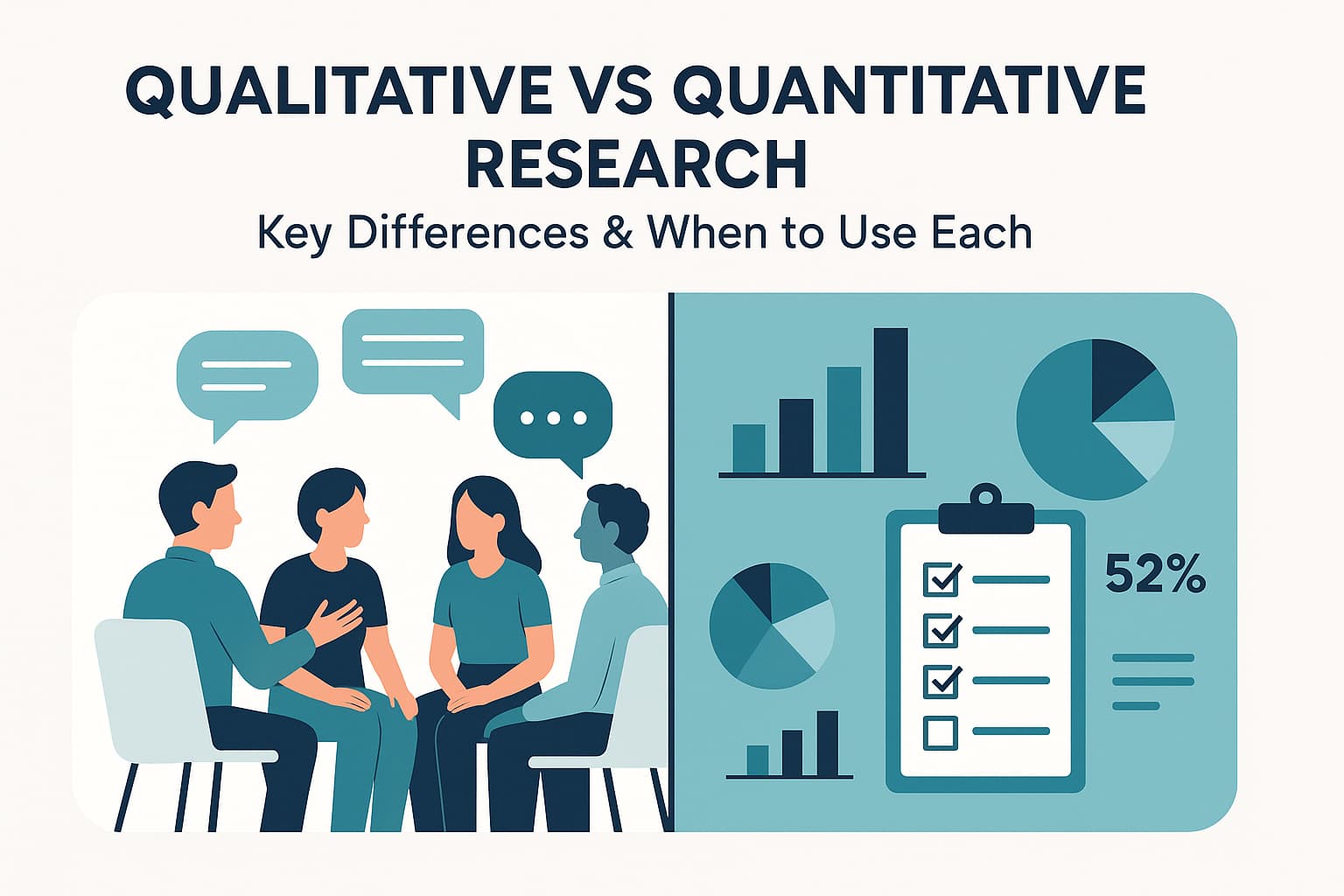 Qualitative vs Quantitative Research Key Differences & When to Use Each
